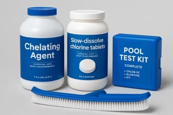 Pro bakım kiti: şelatlayıcı, yavaş salınımlı tabletler, test kiti