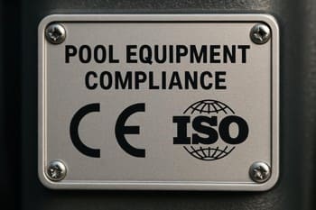 CE ve ISO etiketleri: cihaz gövdesinde uyumluluk işaretleri