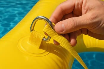 Yüzer oyuncaklar kurulumu: bağlama halkaları kontrolü