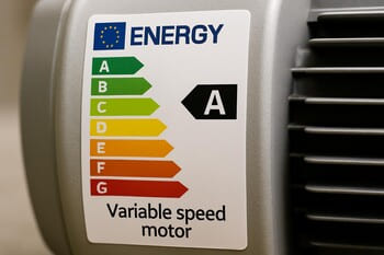 Enerji etiketi A sınıfı: değişken devirli motor
