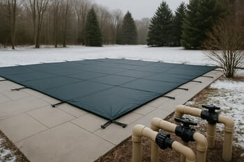 Kışlık örtü ve don koruması — sistemleri boşaltıp hortumları kaldırma