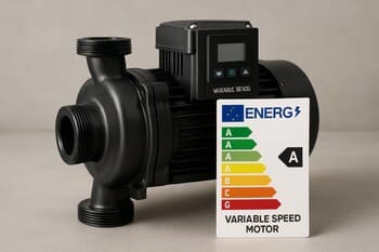 Pompa ve enerji etiketi: değişken devirli motor